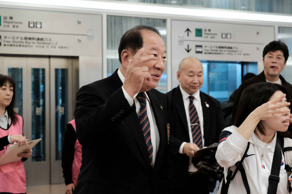 민단 단장 환영사.JPG